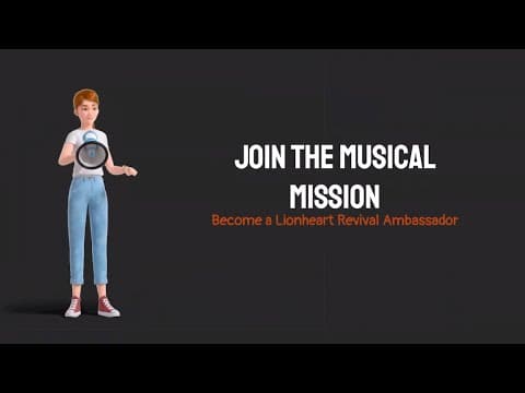 Become a Lionheart Revival Ambassador: Spark God's Love with Music!